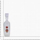 Набор подарочный с символикой КГБ СССР со звездой ( графин ( штоф ) высокий + стопки ( рюмки ) 6x50 мл ) (4801944) - ВОЕНТОРГ ТЫЛОВИК