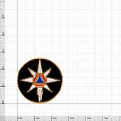 Знак фрачный Эмблема МЧС России на пимсе (2302046) - ВОЕНТОРГ ТЫЛОВИК