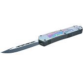 Нож складной MICROTECH автоматический выкидной Scrab 0885 D/E / Волк в чехле серебристый (3913061) - ВОЕНТОРГ ТЫЛОВИК