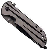 Нож складной BENCHMADE полуавтоматический с клипсой серебристый (3913038) - ВОЕНТОРГ ТЫЛОВИК