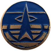 Знак фрачный Эмблема ВКС России на пимсе (2302054) - ВОЕНТОРГ ТЫЛОВИК
