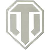 Наклейка металлизированная World of Tanks Эмблема 3,5х4 (4420048) - ВОЕНТОРГ ТЫЛОВИК