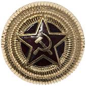 Кокарда Генеральская РККА образца 1943 года 31 мм золотистая (2105957) - ВОЕНТОРГ ТЫЛОВИК