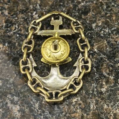 Знак нагрудный Капитан / Штурман СССР закрутка (2301577) - HAKKI.RU