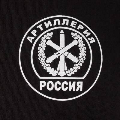 Футболка с символикой Артиллерия черная (1208066) - HAKKI.RU