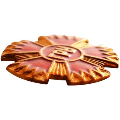 Знак нагрудный ГРУ ГШ ВС РФ закрутка (2301074) - HAKKI.RU