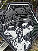 Нашивка ( шеврон патч patch ) тактическая СПЕЦНАЗ КОТИК С ПИСТОЛЕТОМ 3D PVC на липучке 7,5х8,5 (2504351) - ВОЕНТОРГ ТЫЛОВИК