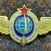 Знак нагрудный Классность ВКС 1 класс закрутка (2301184) - ВОЕНТОРГ ТЫЛОВИК