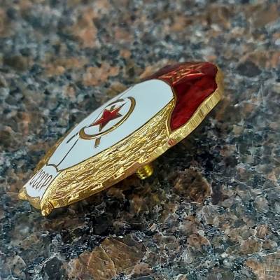 Знак нагрудный Военное училище пожарно-интендантское СССР закрутка (2301926) - HAKKI.RU