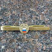 Заколка ( зажим закрепка ) для галстука ФСО России золотистая (2111986) - ВОЕНТОРГ ТЫЛОВИК