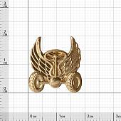 Эмблема ( знак ) петличная ( петлица ) Автомобильных войск нового образца золотистая (2102009) - ВОЕНТОРГ ТЫЛОВИК