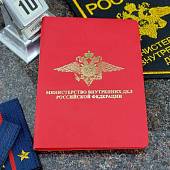 Ежедневник с символикой МВД РФ недатированный А6+ 136 л 22-25 золото красный (4302935) - ВОЕНТОРГ ТЫЛОВИК