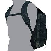 Рюкзак TAC тактический Combat MOLLE 30х45х25 38 л камуфлированный camo-multi черный (3306036) - ВОЕНТОРГ ТЫЛОВИК