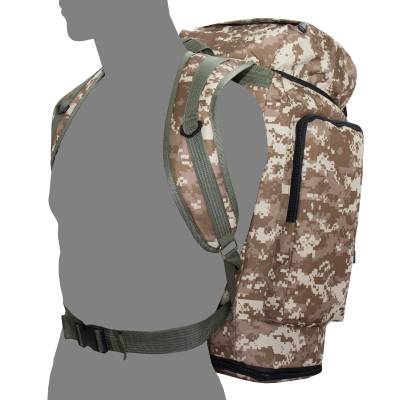 Рюкзак туристический раздвижной камуфлированный 70х35х25 80 л цифра пустыня (3306181) - HAKKI.RU