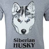 Футболка Siberian HUSKY серая (1208142) - ВОЕНТОРГ ТЫЛОВИК
