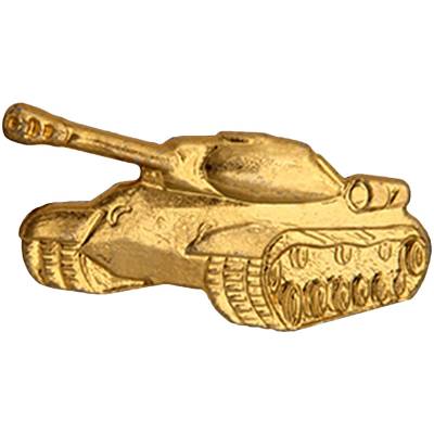 Эмблема ( знак ) петличная ( петлица ) Танковые войска правая золотистая (2102081) - HAKKI.RU
