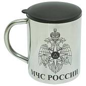 Термокружка металлическая с символикой МЧС России 300 мл (4602050) - ВОЕНТОРГ ТЫЛОВИК