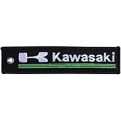 Брелок с символикой KAWASAKI ( КАВАСАКИ ) вышитый полоса ( лента ) 13х3 черный (4402980) - ВОЕНТОРГ ТЫЛОВИК