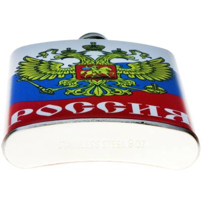 Фляга подарочная символикой Россия Вперед! (3407090) - HAKKI.RU