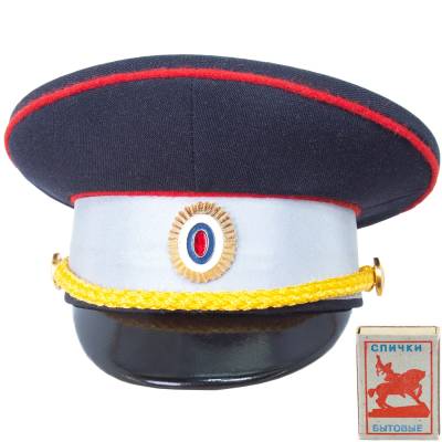 Фуражка сувенирная ДПС ( ГИБДД ) с кокардой мини (4903029) - HAKKI.RU