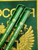 Ручка шариковая с символикой ФТС ( Федеральная-таможенная служба ) России зеленая (4307022) - ВОЕНТОРГ ТЫЛОВИК