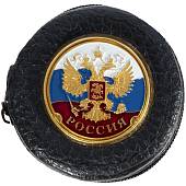 Набор подарочный стопки ( рюмки ) с символикой Герб ( орел ) РФ / триколор в чехле 4х80 мл (4630211) - ВОЕНТОРГ ТЫЛОВИК
