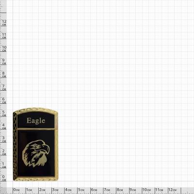 Зажигалка  газовая Eagle ( орел ) золотисто-черная (4403356) - HAKKI.RU