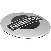 Наклейки на диски литые с логотипом автомобиля НИССАН ( NISSAN ) D-56 мм серебристые (12050001) - ВОЕНТОРГ ТЫЛОВИК