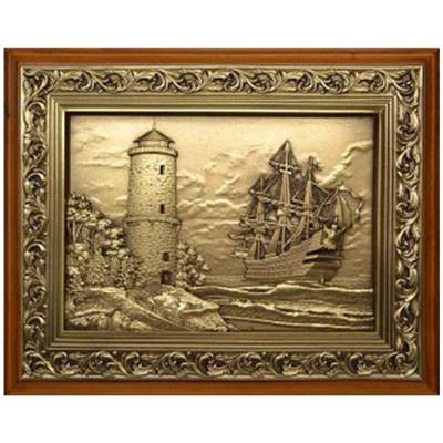 Ключница настенная Маяк деревянная 260х210х90 (4311073) - HAKKI.RU