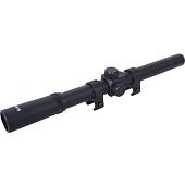 Прицел оптический RIFLESCOPE фиксированный с кронштейном 4х15 черный (3005099) - ВОЕНТОРГ ТЫЛОВИК