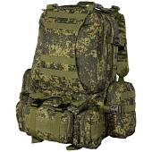 Рюкзак TAC тактический Tactical Military Combat 30х55х35 57 л камуфлированный цифра зеленая (3306759) - ВОЕНТОРГ ТЫЛОВИК