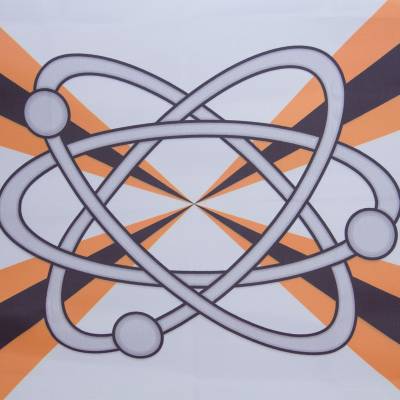 Флаг Соединений и воинских частей ядерного обеспечения 70х105 (4702007) - HAKKI.RU