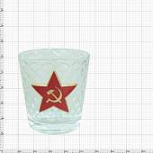 Набор подарочный с символикой ГРУ ГШ ВС РФ / Звезда СССР ( графин ( штоф ) низкий+стопки ( рюмки ) 6x50 мл ) (4801980) - ВОЕНТОРГ ТЫЛОВИК