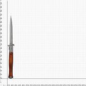 Нож складной TAC-FORCE полуавтоматический Big Boy Stiletto с клипсой коричневый (3913041) - ВОЕНТОРГ ТЫЛОВИК