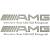 Наклейка металлизированная АМГ ( AMG ) 1,5х9 (4420036) - HAKKI