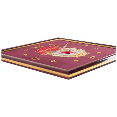 Часы настенные Гвардия СССР на бархате 35х35 (4102039) - HAKKI.RU