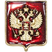 Знак фрачный Герб ( орел ) РФ на щите 13х16 (2302992) - ВОЕНТОРГ ТЫЛОВИК