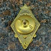 Знак нагрудный ( ромб ) За стрельбу из винтовки и револьвера на обязательных стрелковых соревнованиях РККА 3 степени закрутка (2305094) - ВОЕНТОРГ ТЫЛОВИК