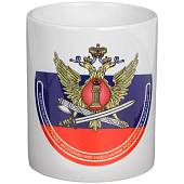 Кружка с символикой ФСИН России белая (4601192) - ВОЕНТОРГ ТЫЛОВИК