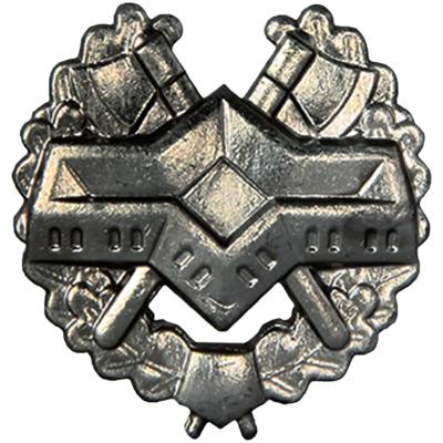 Эмблема ( знак ) петличная ( петлица ) Спецстрой защитная (2102092) - HAKKI.RU