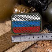 Нашивка ( шеврон патч patch ) тактическая флаг России ( триколор ) 3D PVC ( пластизоль ) на липучке 7х5 оливковая (2504306) - ВОЕНТОРГ ТЫЛОВИК