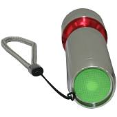Фонарь LED Flashlight светодиодный Police 80000W Y-835 серебристый/красный (3311956) - ВОЕНТОРГ ТЫЛОВИК
