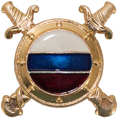 Эмблема ( знак ) петличная ( петлица ) Внутренние службы МВД золотистая (2102101) - HAKKI.RU