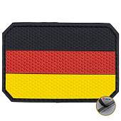 Нашивка ( шеврон патч patch ) тактическая  флаг GERMANY ГЕРМАНИЯ ( триколор ) 3D PVC ( пластизоль ) на липучке 9х6 триколор (2504808) - ВОЕНТОРГ ТЫЛОВИК