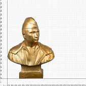 Бюст ( скульптура ) В.В. Путин настольный 33 см золотистый (4904970) - ВОЕНТОРГ ТЫЛОВИК