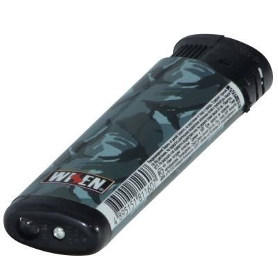 Зажигалка WISEN газовая камуфлированная камыш синий (4403195) - HAKKI.RU