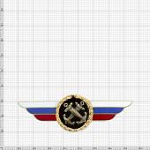 Знак должностной Главнокомандующего ВМФ закрутка (2309054) - ВОЕНТОРГ ТЫЛОВИК