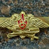 Заколка ( зажим закрепка ) для галстука ВКС / ВВС России латунная (2111023) - ВОЕНТОРГ ТЫЛОВИК