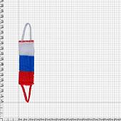 Мочалка полипропиленовая 40х14 триколор (3560001) - ВОЕНТОРГ ТЫЛОВИК