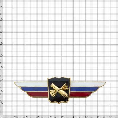 Знак должностной Начальника высшего военного училища ПВО закрутка (2309037) - HAKKI.RU
